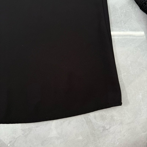 Women’s Calvin Klein Bell Long Sleeve Top With Crochet Medium - Picture 5 of 16